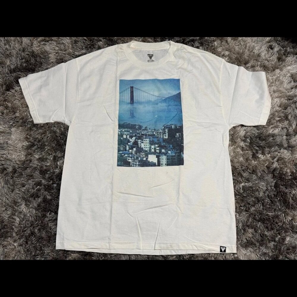 XL - Fallen Men's White FTC Vivere Est Vincere‎ T-Shirt Short Sleeve Graphic